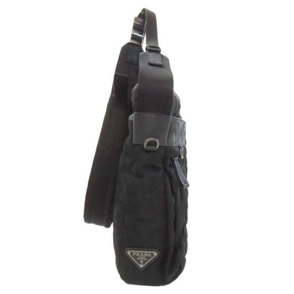 Prada quilted shoulder bag in nylon for women